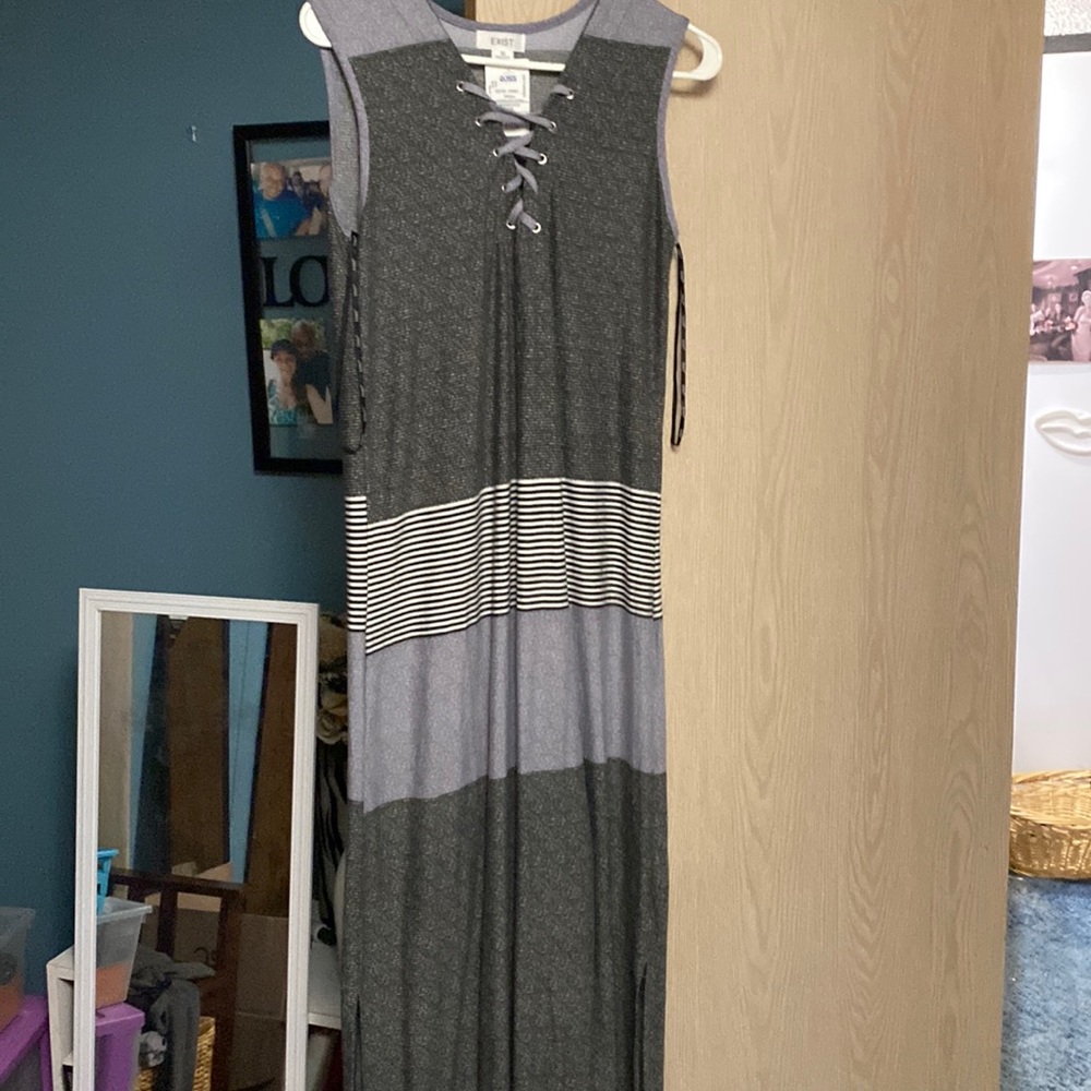 Long maxi dress multi colored